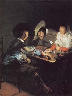 Judith leyster A Game of Tric-Trac Spain oil painting art